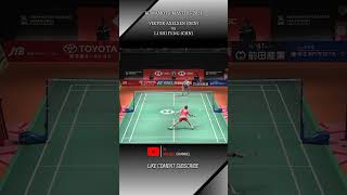 World Class rally axelsen vs li shi feng bwfworldtour kumamotomasters2024 japanmasters2024 [upl. by Phail]