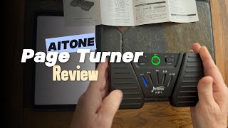 Page Turner Foot Pedal  AITONE Wireless Page Turner Review  Change The Page Hands Free [upl. by Enaffit]