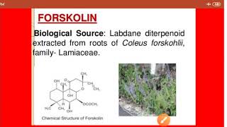 Forskolin  Industrial Production Estimation amp Utilization ll pharmacognosyll Unit4 L1 [upl. by Adniral]