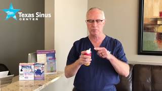 How To Use Saline Nasal Rinses NeilMed Nasa Flo [upl. by Aztinad]