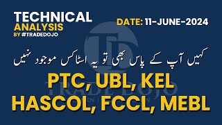 psx PTC UBL KEL HASCOL FCCL MEBL  Learn Technical Price Action Live with TradeDojo [upl. by Draude]