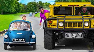 SIDEMEN ROAD TRIP WORLDS BIGGEST VS SMALLEST CAR [upl. by Zenda]