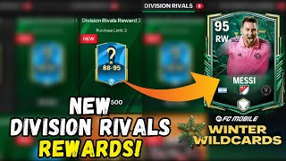 NEW DIVISION RIVALS REWARDS DO THIS BEFORE WINTER WILDCARDS EVENT FC MOBILE [upl. by Sacram]