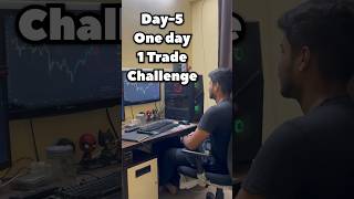 Day 5 one day 1 Trade Challenge shorts trading stockmarket banknifty nifty forex bitcoin [upl. by Ahseym654]