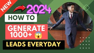 Best Way To Generate 1000 LeadsDay😱 leadgeneration affiliatemarketing idigitalpreneur 2024 [upl. by Alak]