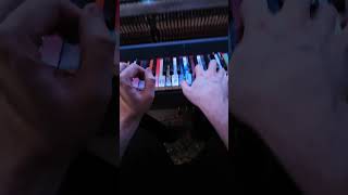 Polyphia GOAT 🐐 on my painted piano 🎹 🎨 polyphia goat pianocover art piano [upl. by Vallery]