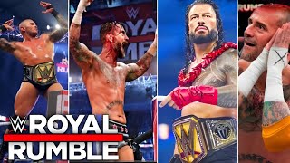 Royal Rumble 2024 All Match Prediction Winners Match Result royalrumble romanreigns wwe [upl. by Morra]