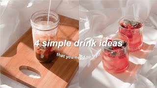 4 simple drink ideas that you need to try [upl. by Goodson]