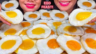 ASMR MASSIVE EGG FEAST STELLA  JANA 먹방 MUKBANG Eating Sounds [upl. by Hulbig383]