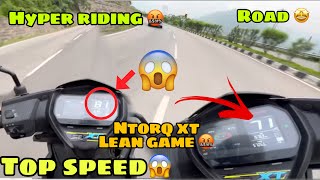 Finally solan ke liye nikal gya ishant ke ghar se  Ntorq xt hyper riding  fully lean game 🥵 [upl. by Nwahsid675]