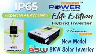 Power Square Elite Edition 8KW IP65 Axpert WP 8KW Twin Solar Hybrid Inverter Voltronic Detail Review [upl. by Meriel]