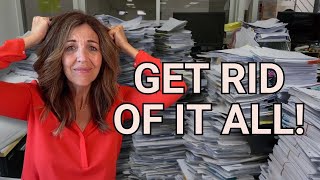 How to Minimize amp Organize Paper Clutter in Your Workspace 2023 Simple amp Quick [upl. by Barnes]