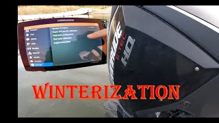 How to Winterize an Evinrude G2 with a Lowrance HDS Live via NMEA 2000 [upl. by Airotal]