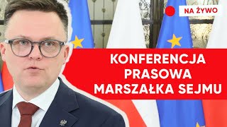 Konferencja Szymona Hołowni ws Kamińskiego i Wąsika [upl. by Blalock]