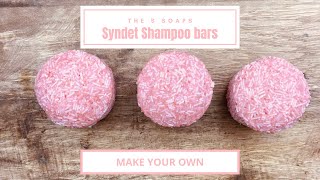 How to make a syndet shampoo bar  No lye is used  by The S Soaps [upl. by Lindley808]