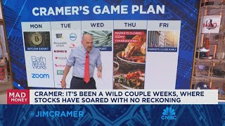 Jim Cramer looks ahead to next weeks market game plan [upl. by Burkhard616]