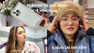 GIFTING MYSELF 15 pro max 😭🥰  Unboxing  A day in my life  Birthday  Supriya Gurung [upl. by Adore]