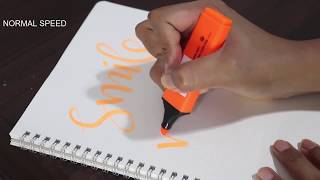 HIGHLIGHTERS  Modern Calligraphy  tagalogtutorial howtocalligraphy calligraphy [upl. by Eikcir]