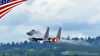 F15 Full Afterburner Takeoff amp Unrestricted Climb [upl. by Dej]