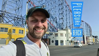 Blackpool Pleasure Beach 2023  VALHALLA REVIEW [upl. by Ardnal]