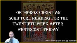 Twentieth Week After Pentecost Friday  Hebrews 2210 amp Luke 101621  November 8 2024 [upl. by Emilia925]