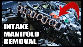 How To Remove BMW N47  N57 Intake Manifold [upl. by Stambaugh]