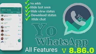 Yowhatsapp latest version settings and features  Gbwhatsapp [upl. by Symons]