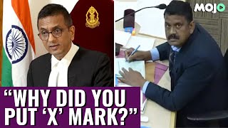 Leaked Video Of CJI Grilling Anil Masih Over Marking Ballot Papers In Chandigarh Mayoral Polls [upl. by Card]