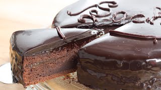 Sacher Torte Austrian Chocolate Cake Recipe [upl. by Anastice]