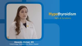 What Are the Signs and Symptoms of Hypothyroidism [upl. by Brenna]