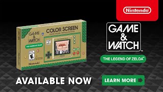 Game amp Watch The Legend of Zelda  Launch Trailer [upl. by Petrina]