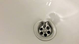 Loud Interesting drain with sinkplug 455 mm with whirlpool and loud gurgling sound [upl. by Yuma460]