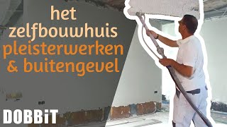 Het Zelfbouwhuis  Pleisterwerken en afwerking van de buitengevel [upl. by Mcnamee]