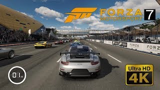 Forza 7 Demo Dubai Race  4K [upl. by Derwin]