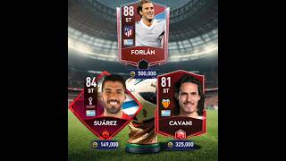 DForlán🇺🇾 vs LSuárez🇺🇾 vs ECavani🇺🇾fifarenderz fifamobile fifa23 [upl. by Ainesey]