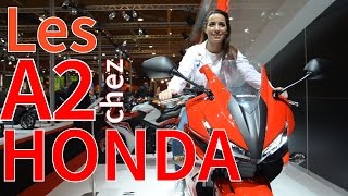 Salon de Lauto Bruxelles 2016  Les Motos Honda A2 [upl. by Dodge]