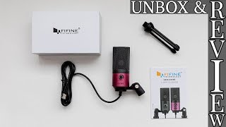 FiFine Condenser Microphone K669 Unboxing Test amp Review [upl. by Sophey]