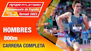 Final 800m hombres  Campeonato de España Atletismo Torrent 2023  Adrián Ben [upl. by Keverian266]