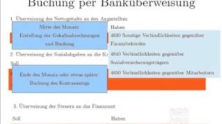 4 Die Verbindlichkeitskonten der Gehaltsabrechnung [upl. by Corbett]