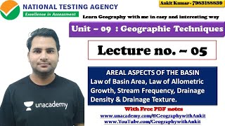 L 5  Unit 9  Geographical Technique  Morphometric Analysis  Drainage Density  By Ankit Sir [upl. by Phelgon]