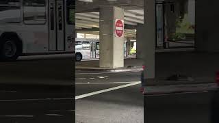 Honolulu Airport Rental Car Shuttle Gillig Low Floor’ 40 Ft [upl. by Hafirahs]