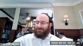 Kollel Yom Rishon 28 Menachem Av 5784 [upl. by Marte]