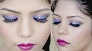 New Years Eve Party Makeup Tutorial 2018 step by step  SuperPrincessjo [upl. by Emalia]