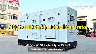 MECCAUK Perkins 250KVA Silent Diesel Generator Set [upl. by Nanny]