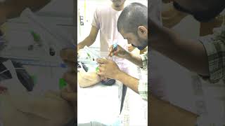 Intubation process👍 newbornbaby nicu youtubeshorts niculife hospital health hub [upl. by Nah]