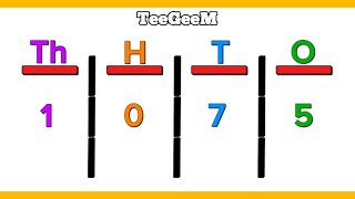 Watch How The Numbers Work in Place Value Columns  MOVE along the chart [upl. by Kciremed385]