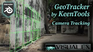 GeoTracker by Keentools  Matchmoving tracking the camera [upl. by Anneis]