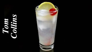 como hacer el coctel clásico TOM COLLINS [upl. by Attiuqahs]