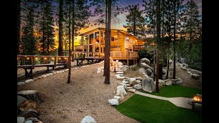 Log cabin near Heavenly ski with best hot tub in Lake Tahoe 3 bedroom 4 bath lake view [upl. by Bonaparte]