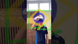 Verstappen conhece a Bandeira do Brasil🏎️ maxverstappen redbullracing redbullf1 [upl. by Ayikin]